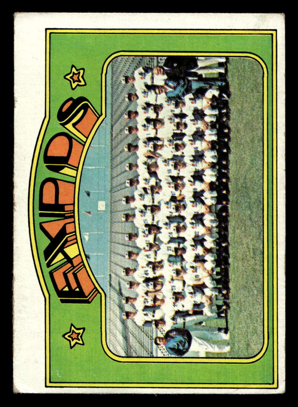 1972 Topps #582 Expos Team Very Good 