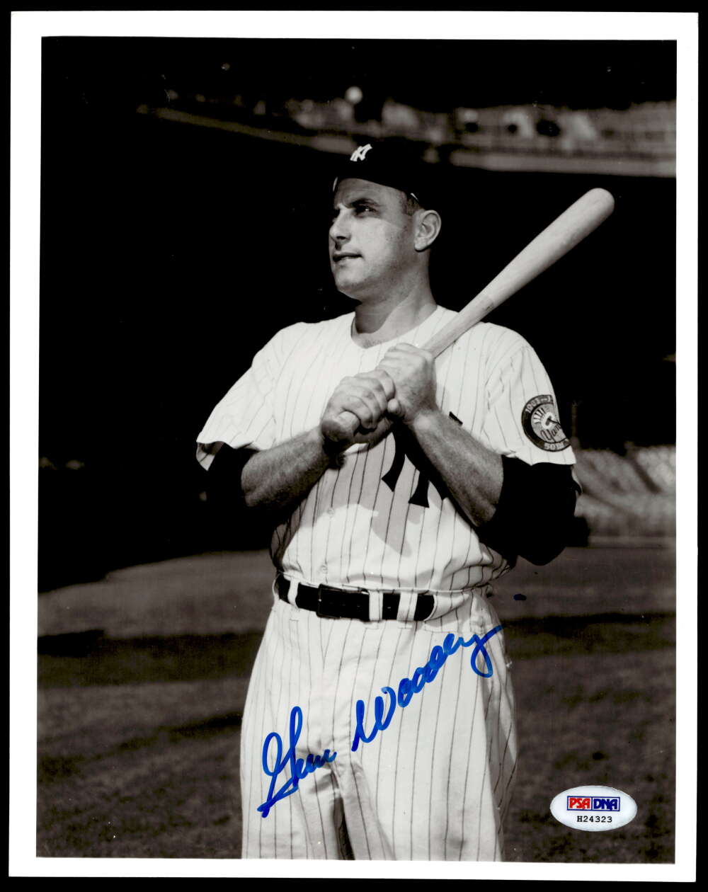 Gene Woodling 8 x 10 Photo Signed Auto PSA/DNA Authenticated Yankees