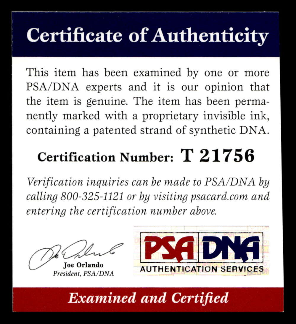 Eddie Mathews 8 x 10 Photo Signed Auto PSA/DNA Authenticated Braves
